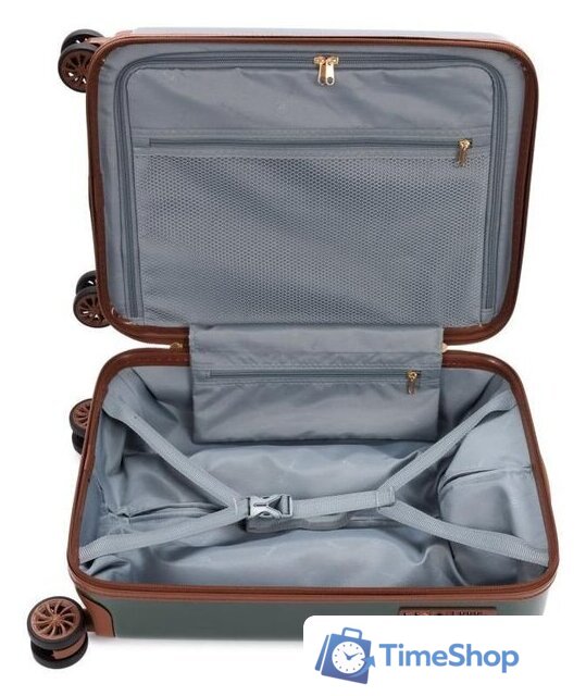 Чемодан-спиннер Bugatti Amelia 49716010 (зеленый) - Изображение №2 — Интернет-магазин Time-Shop