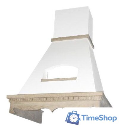 Кухонная вытяжка Elikor Бельведер 90П-650-П3Д (бежевый/дуб неокрашенный) (942299) - Изображение №1 — Интернет-магазин Time-Shop