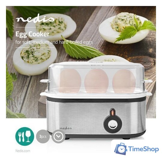 Яйцеварка Nedis KAEB120EAL - Изображение №2 — Интернет-магазин Time-Shop