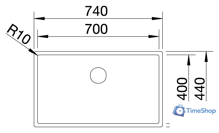 Кухонная мойка Blanco Claron 700-IF 521580 - Изображение №2 — Интернет-магазин Time-Shop