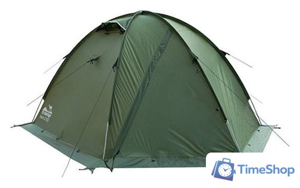 Экспедиционная палатка TRAMP Rock 3 v2 (зеленый) - Изображение №1 — Интернет-магазин Time-Shop