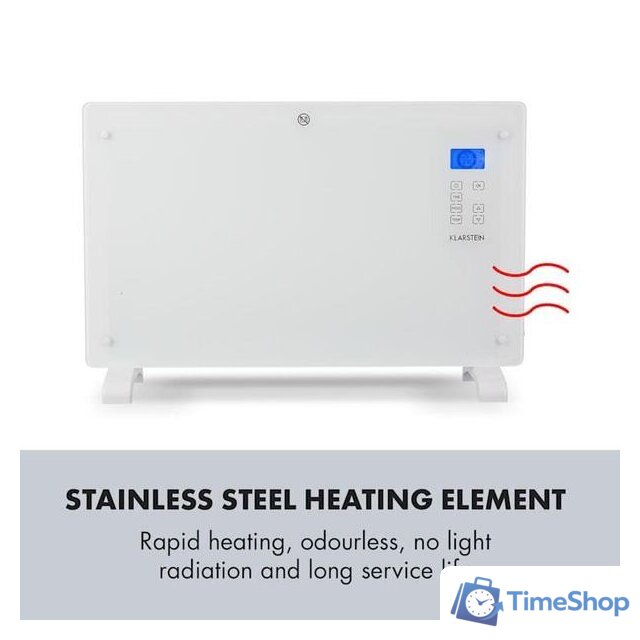 Конвектор Klarstein Norderney 2000W (белый) - Изображение №3 — Интернет-магазин Time-Shop