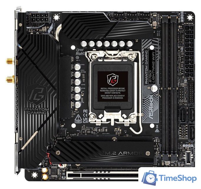 Материнская плата ASRock B760I Lightning WiFi - Изображение №1 — Интернет-магазин Time-Shop