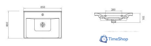 Умывальник Lapino Sava 2065 - Изображение №2 — Интернет-магазин Time-Shop
