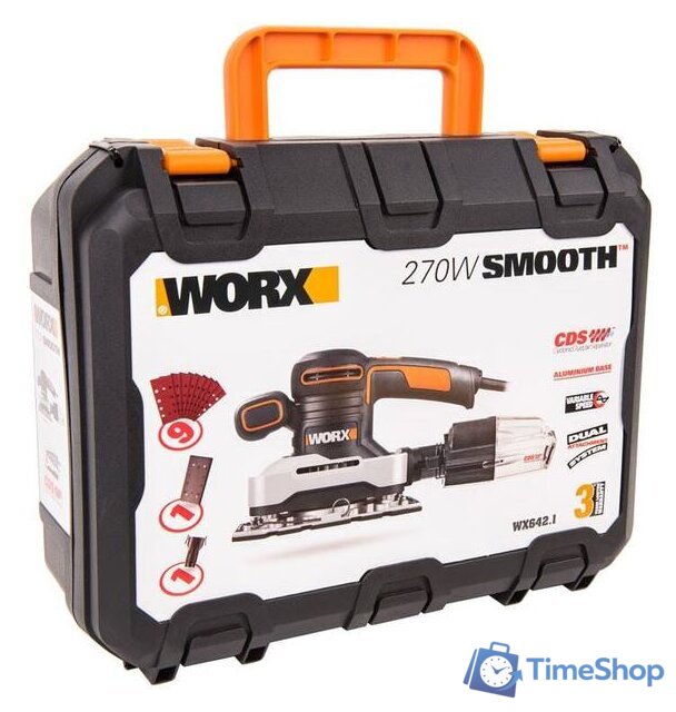 Виброшлифмашина Worx WX642.1 - Изображение №7 — Интернет-магазин Time-Shop