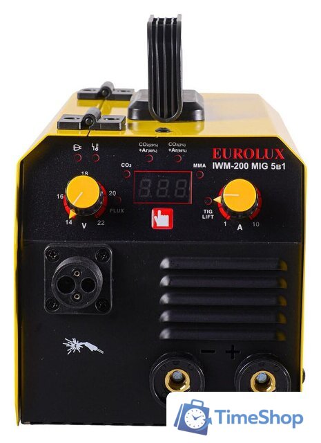 Сварочный инвертор Eurolux IWM-200 MIG 5в1 65/180 - Изображение №6 — Интернет-магазин Time-Shop