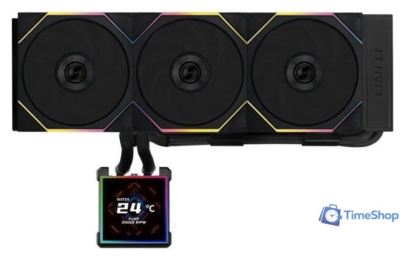 Система жидкостного охлаждения для процессора Lian Li HydroShift II LCD-S 360TL G89.GHS2LCDS36TB.R0 - Изображение №3 — Интернет-магазин Time-Shop