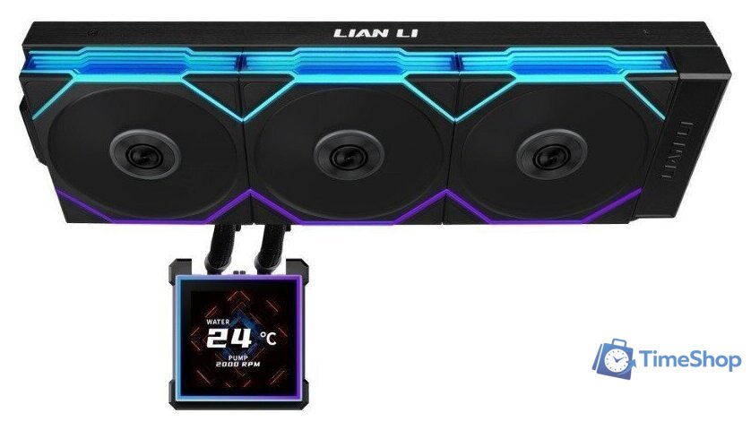 Система жидкостного охлаждения для процессора Lian Li HydroShift II LCD-S 360TL G89.GHS2LCDS36TB.R0 - Изображение №2 — Интернет-магазин Time-Shop