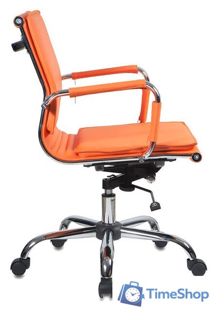 Офисное кресло Бюрократ CH-993-Low/Orange - Изображение №3 — Интернет-магазин Time-Shop