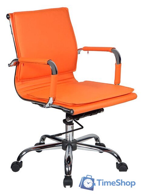Офисное кресло Бюрократ CH-993-Low/Orange - Изображение №1 — Интернет-магазин Time-Shop