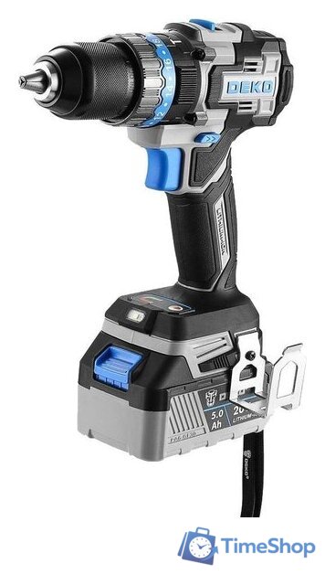 Ударная дрель-шуруповерт Deko GCD20DU PRO 083-1107 (с 2-мя АКБ, кейс) - Изображение №2 — Интернет-магазин Time-Shop