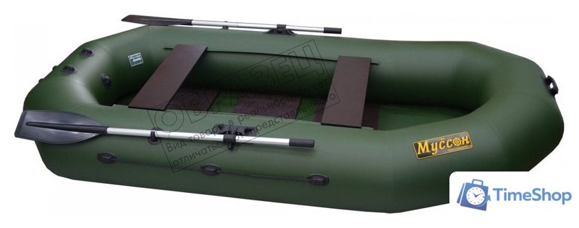 Моторно-гребная лодка Муссон Н-300 РС (серый) - Изображение №5 — Интернет-магазин Time-Shop