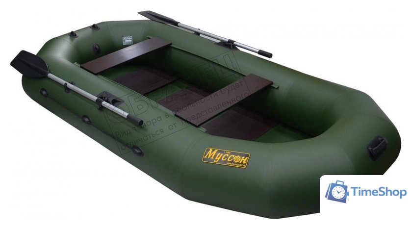 Моторно-гребная лодка Муссон Н-300 РС (серый) - Изображение №4 — Интернет-магазин Time-Shop