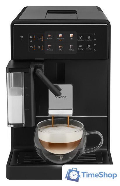 Кофемашина Sencor SES 9300BK - Изображение №2 — Интернет-магазин Time-Shop