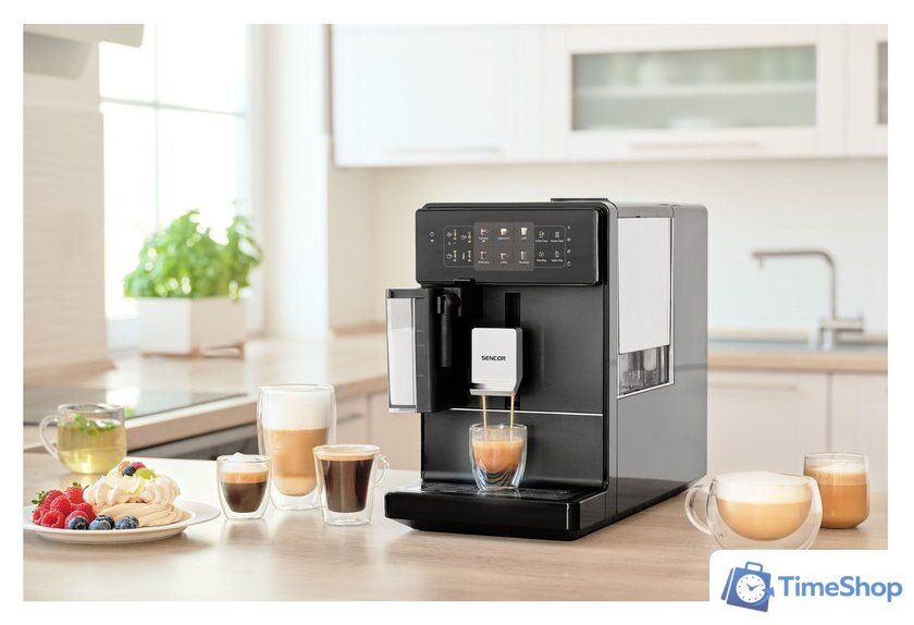 Кофемашина Sencor SES 9300BK - Изображение №15 — Интернет-магазин Time-Shop