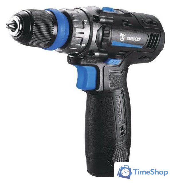 Дрель-шуруповерт Deko ZKCD12V PRO 084-1013 (с 2-мя АКБ, кейс) - Изображение №4 — Интернет-магазин Time-Shop