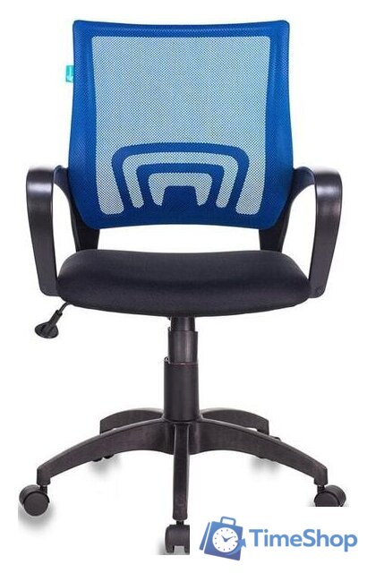 Офисное кресло Бюрократ CH-695N/BL/TW-11 (черный/синий) - Изображение №2 — Интернет-магазин Time-Shop