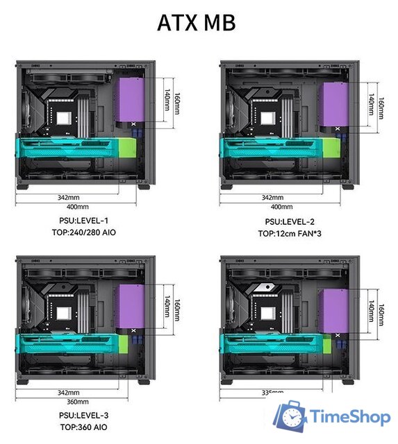 Корпус Jonsbo D41 Mesh (черный) - Изображение №3 — Интернет-магазин Time-Shop