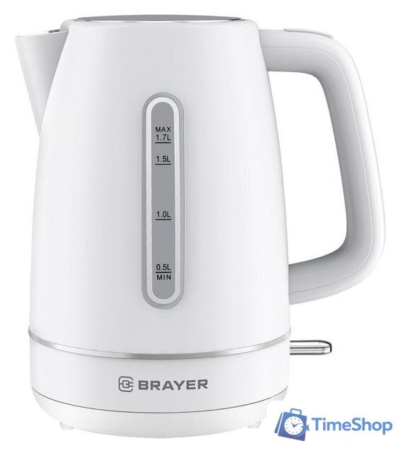 Электрический чайник Brayer BR6103WH - Изображение №1 — Интернет-магазин Time-Shop