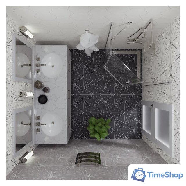 Душевой уголок Triton Сигма 100x100 (хром, без поддона) - Изображение №9 — Интернет-магазин Time-Shop