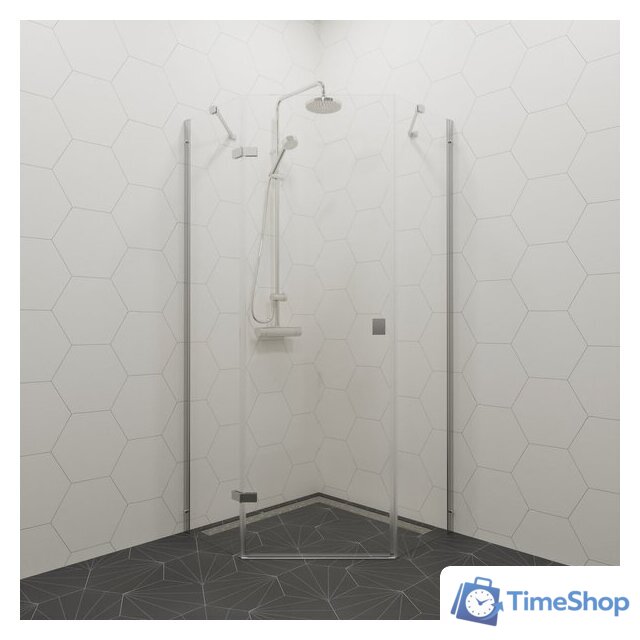 Душевой уголок Triton Сигма 100x100 (хром, без поддона) - Изображение №10 — Интернет-магазин Time-Shop