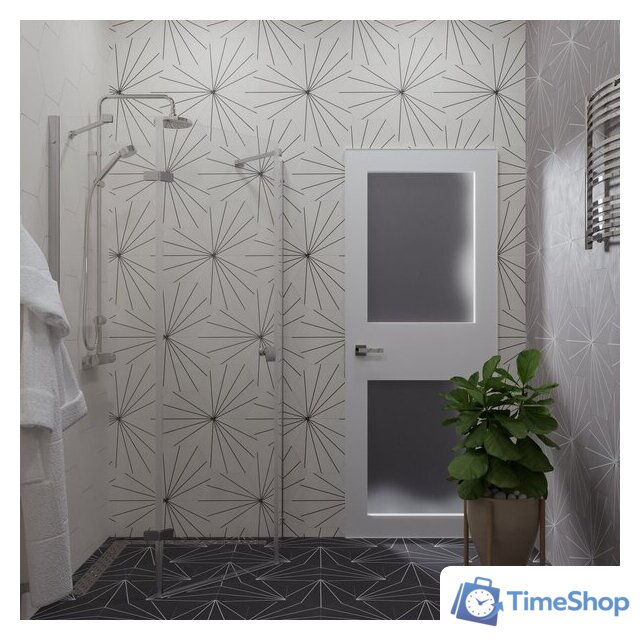 Душевой уголок Triton Сигма 100x100 (хром, без поддона) - Изображение №7 — Интернет-магазин Time-Shop