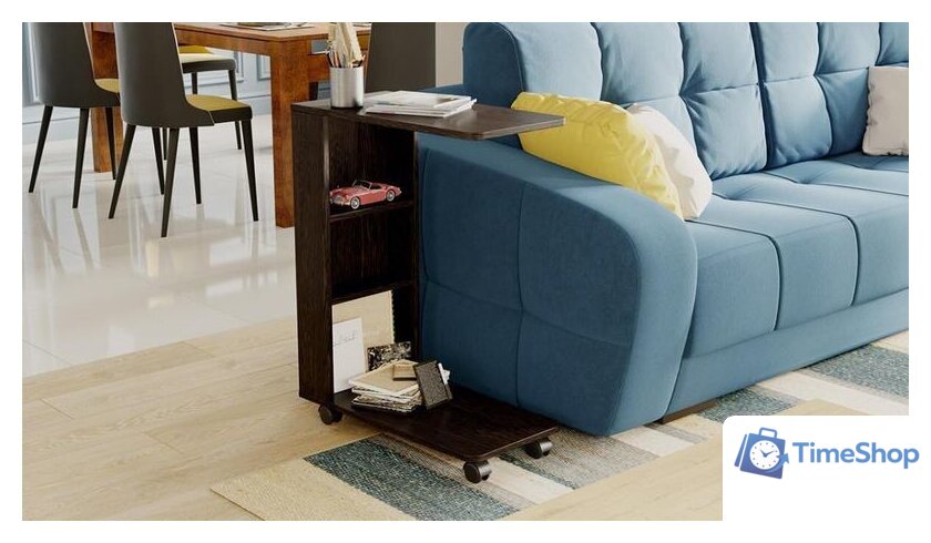 Стеллаж Трия Тип 14 (венге цаво/дуб белфорт) - Изображение №2 — Интернет-магазин Time-Shop