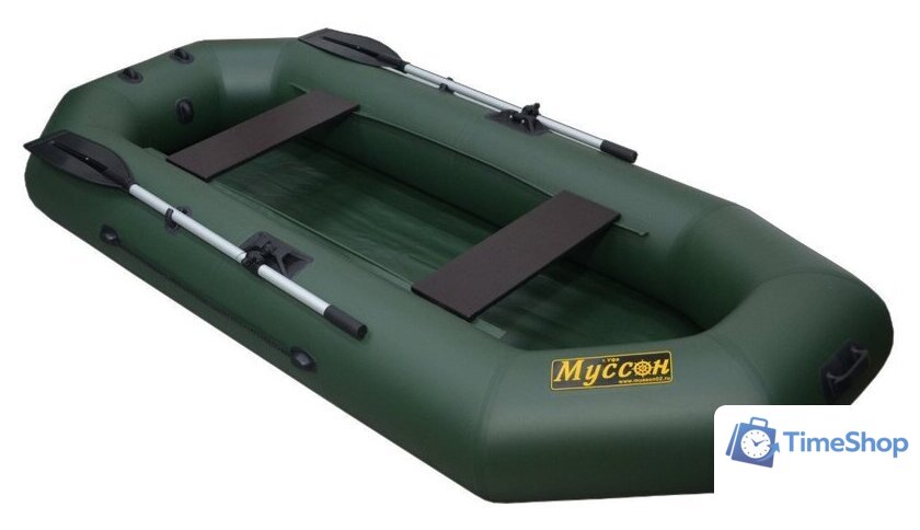 Моторно-гребная лодка Муссон S-280 (зеленый) - Изображение №4 — Интернет-магазин Time-Shop