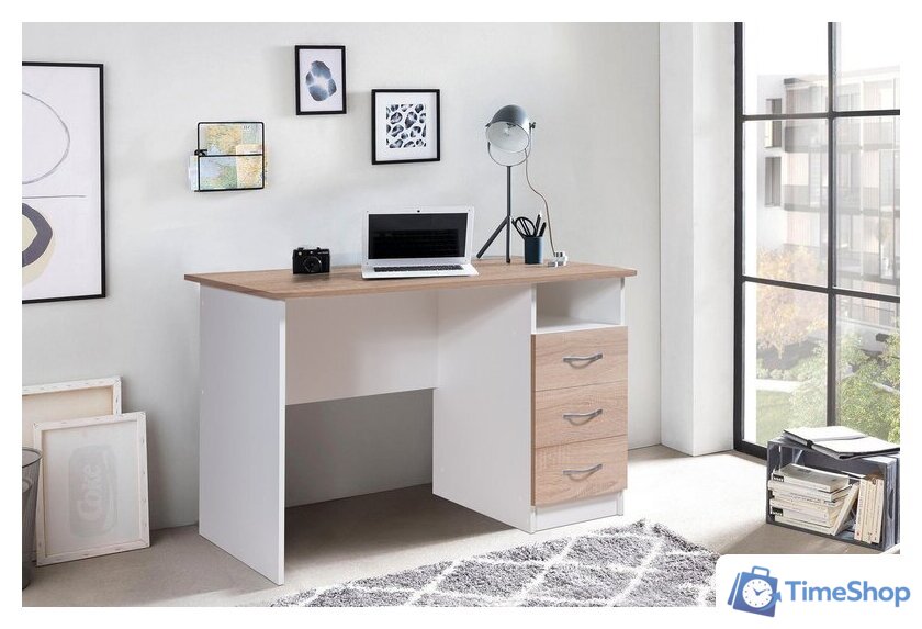 Стол Мебель-класс Альянс МКД-218 (белый/дуб сонома) - Изображение №2 — Интернет-магазин Time-Shop