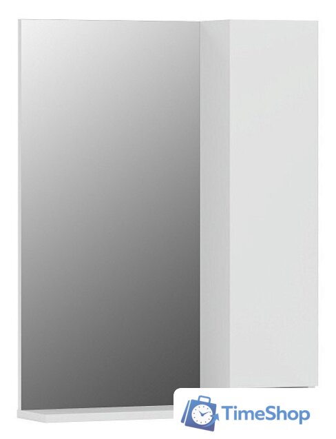  Belux Шкаф с зеркалом Клермонт В 70 Ш (1, белый глянцевый) - Изображение №1 — Интернет-магазин Time-Shop