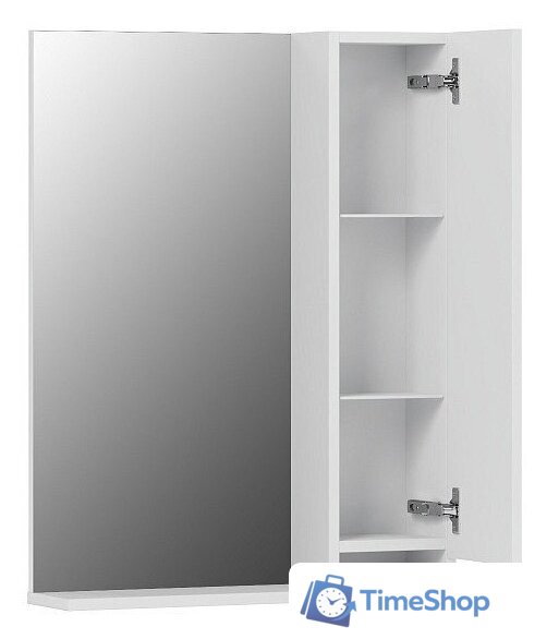  Belux Шкаф с зеркалом Клермонт В 70 Ш (1, белый глянцевый) - Изображение №2 — Интернет-магазин Time-Shop