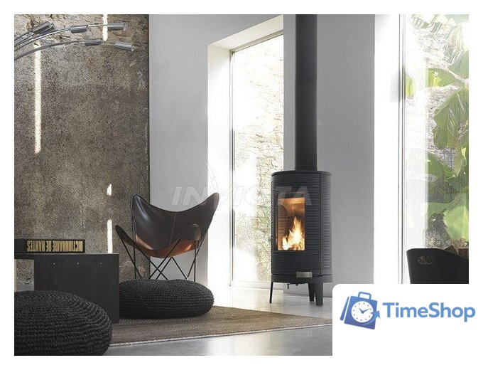 Свободностоящая печь-камин Invicta Okino Antracyt 6105-44 - Изображение №2 — Интернет-магазин Time-Shop