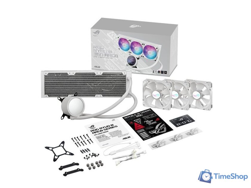 Система жидкостного охлаждения для процессора ASUS ROG Ryuo III 360 ARGB White Edition - Изображение №6 — Интернет-магазин Time-Shop