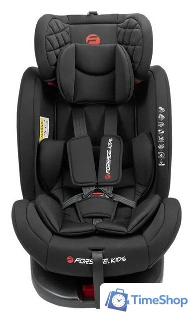 Детское автокресло Forsage Kids BS12 (black) - Изображение №1 — Интернет-магазин Time-Shop