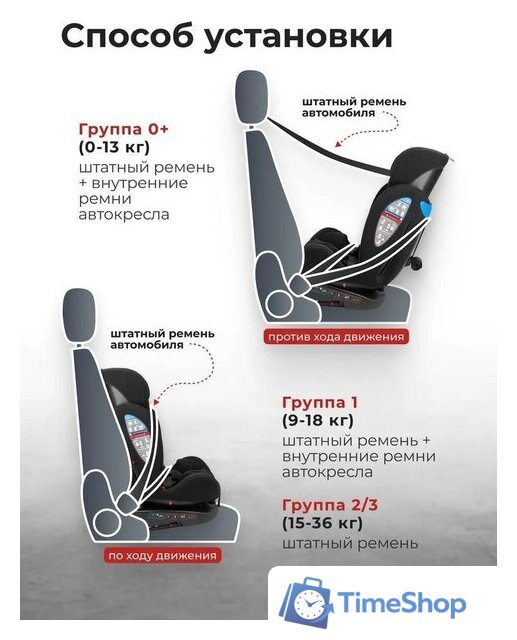 Детское автокресло Forsage Kids BS12 (black) - Изображение №8 — Интернет-магазин Time-Shop