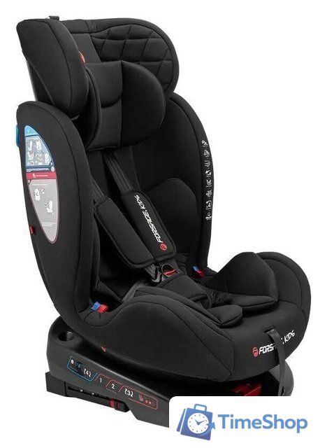 Детское автокресло Forsage Kids BS12 (black) - Изображение №6 — Интернет-магазин Time-Shop