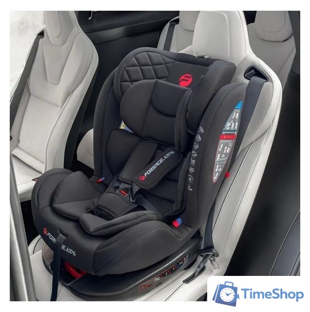Детское автокресло Forsage Kids BS12 (black) - Изображение №5 — Интернет-магазин Time-Shop