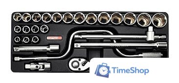 Набор трещотка с головками Toptul GCAT2604 26 предметов - Изображение №1 — Интернет-магазин Time-Shop