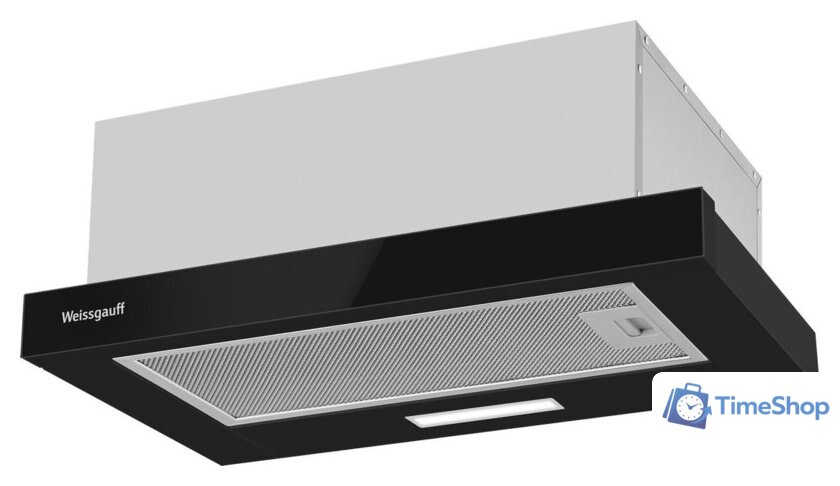 Кухонная вытяжка Weissgauff TEL 500 Black Glass - Изображение №1 — Интернет-магазин Time-Shop