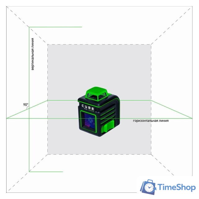 Лазерный нивелир ADA Instruments Cube 360 Green Professional Edition А00535 - Изображение №3 — Интернет-магазин Time-Shop