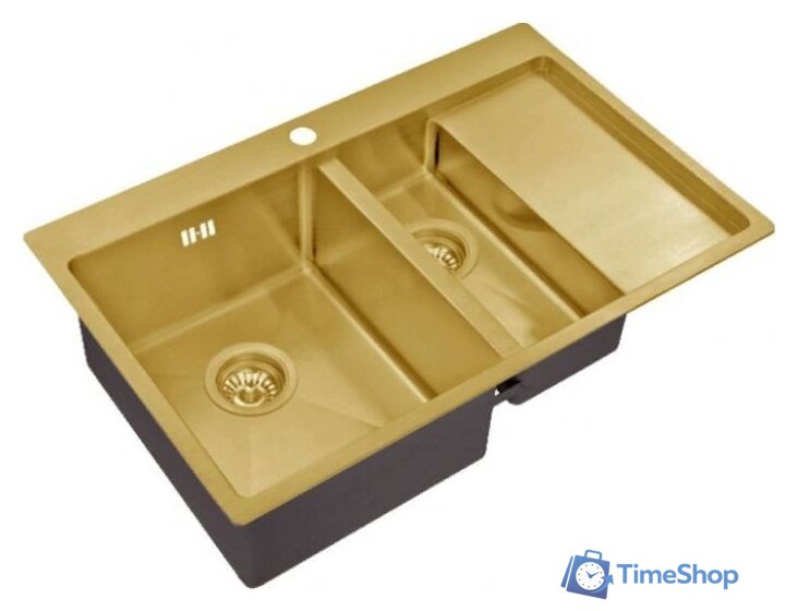 Кухонная мойка ZorG SZR 5178-2-L Bronze - Изображение №1 — Интернет-магазин Time-Shop