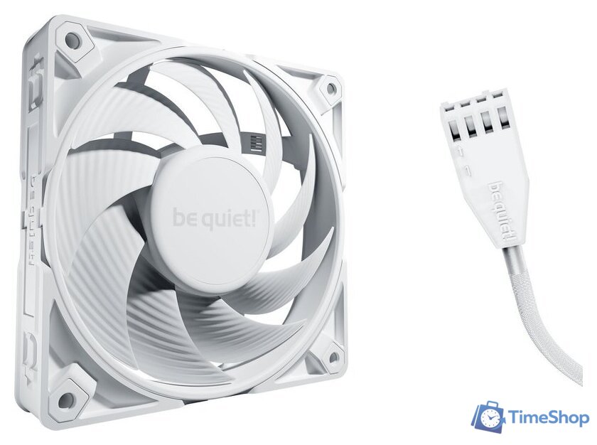 Вентилятор для корпуса be quiet! Silent Wings Pro 4 120mm PWM White BL118 - Изображение №3 — Интернет-магазин Time-Shop