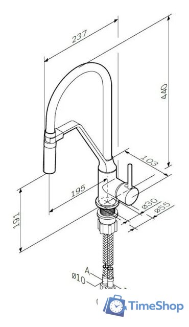Смеситель AM.PM Jump S F7713700 - Изображение №8 — Интернет-магазин Time-Shop