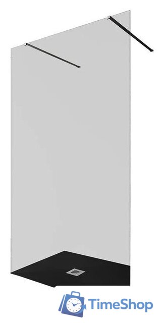 Душевая стенка Allen Brau Infinity 3.21038.BA.T 323830 (серебристый браш) - Изображение №1 — Интернет-магазин Time-Shop