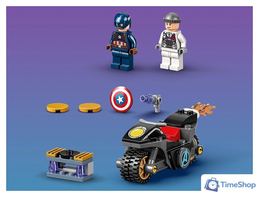 Конструктор LEGO Marvel Super Heroes 76189 Битва Капитана Америка с Гидрой - Изображение №16 — Интернет-магазин Time-Shop
