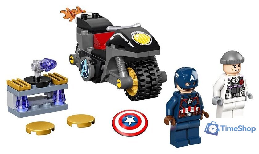 Конструктор LEGO Marvel Super Heroes 76189 Битва Капитана Америка с Гидрой - Изображение №3 — Интернет-магазин Time-Shop