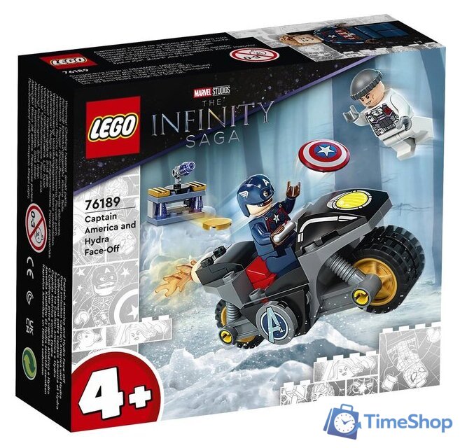 Конструктор LEGO Marvel Super Heroes 76189 Битва Капитана Америка с Гидрой - Изображение №1 — Интернет-магазин Time-Shop