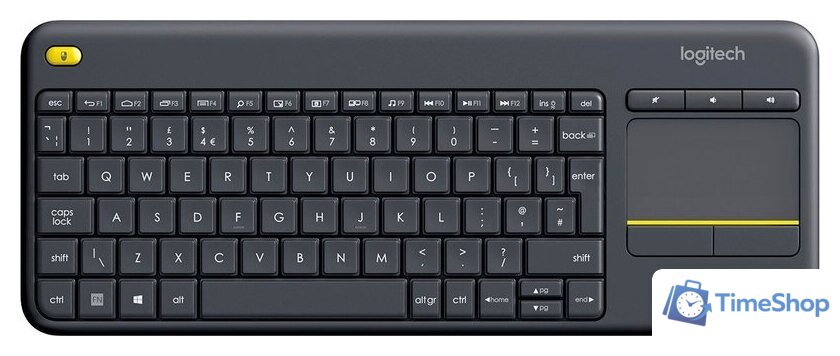 Клавиатура Logitech K400 Plus 920-007147 (черный) - Изображение №1 — Интернет-магазин Time-Shop