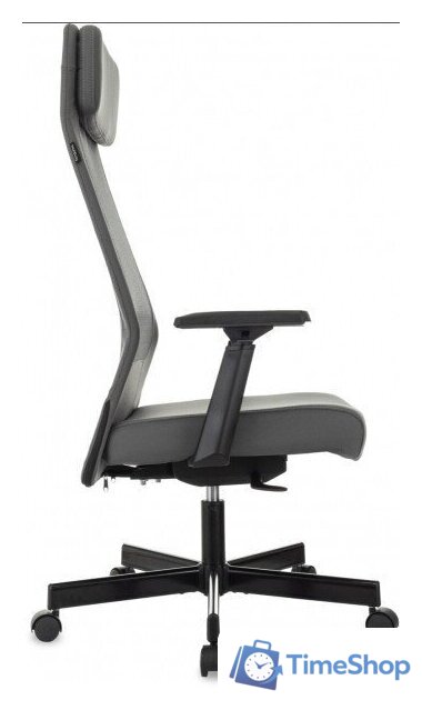 Офисное кресло Бюрократ T-995 (серый TW-01, сетка/ткань) - Изображение №4 — Интернет-магазин Time-Shop