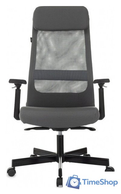 Офисное кресло Бюрократ T-995 (серый TW-01, сетка/ткань) - Изображение №2 — Интернет-магазин Time-Shop